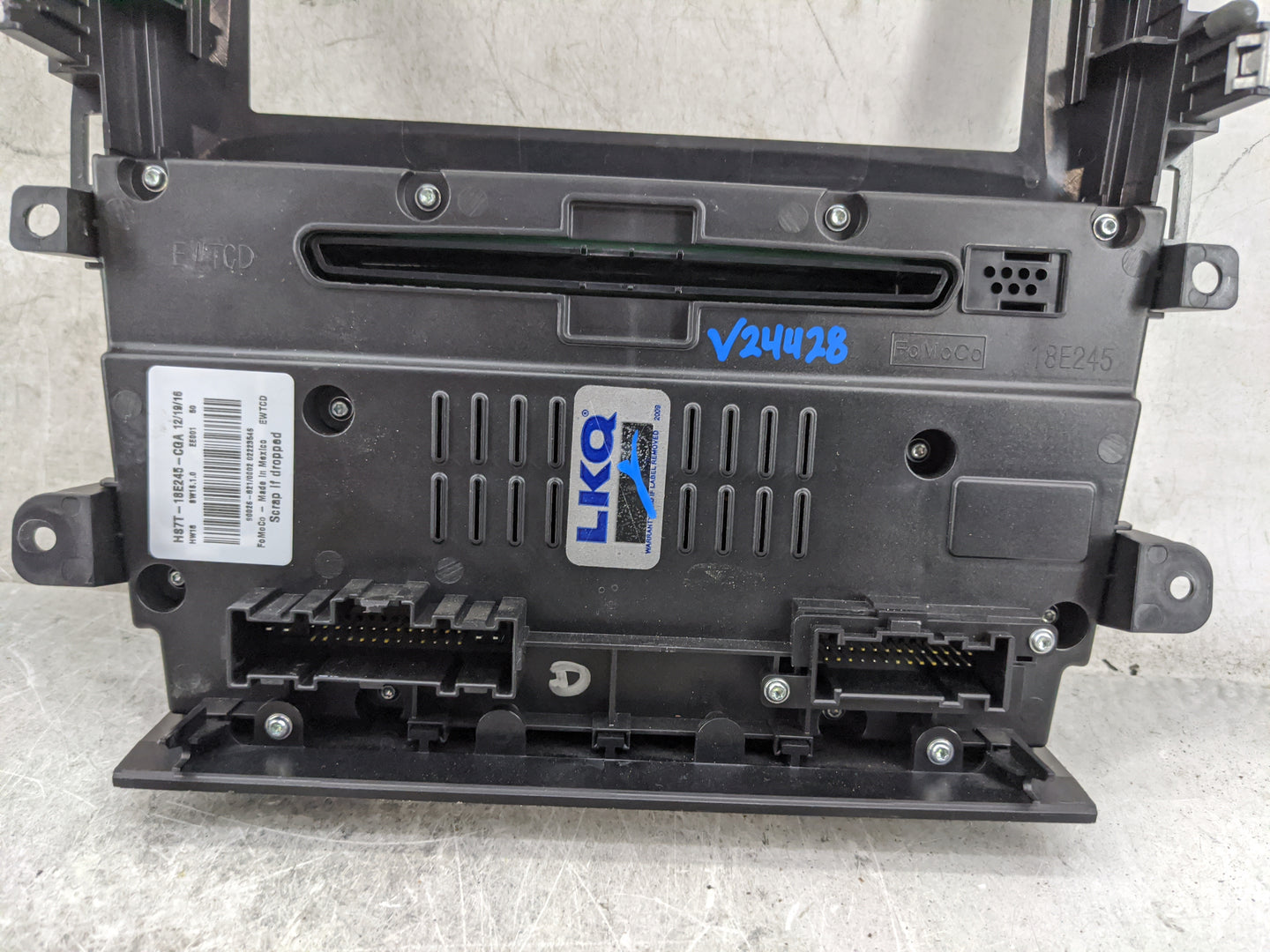 2017-2020 Ford Fusion Radio Control Panel 5031171 - Oemusedautoparts1.com