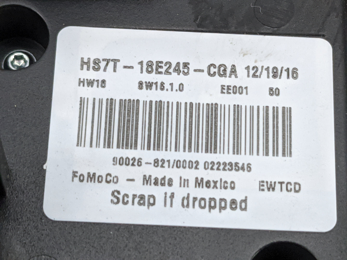 2017-2020 Ford Fusion Radio Control Panel 5031171 - Oemusedautoparts1.com