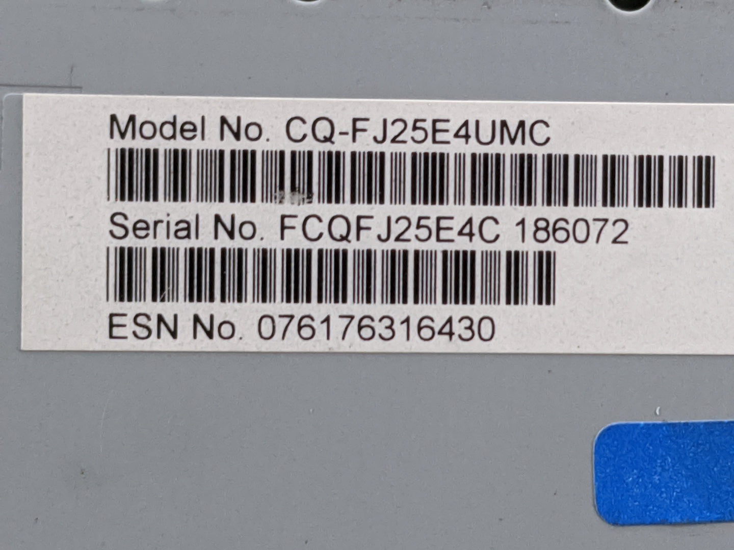 2017-2020 Ford Fusion Radio AM FM Cd Player Receiver Replacement P/N:CQ-FJ25E4UMC HS7T-19C107-ZD Fits Fits 2017 2018 2019 20