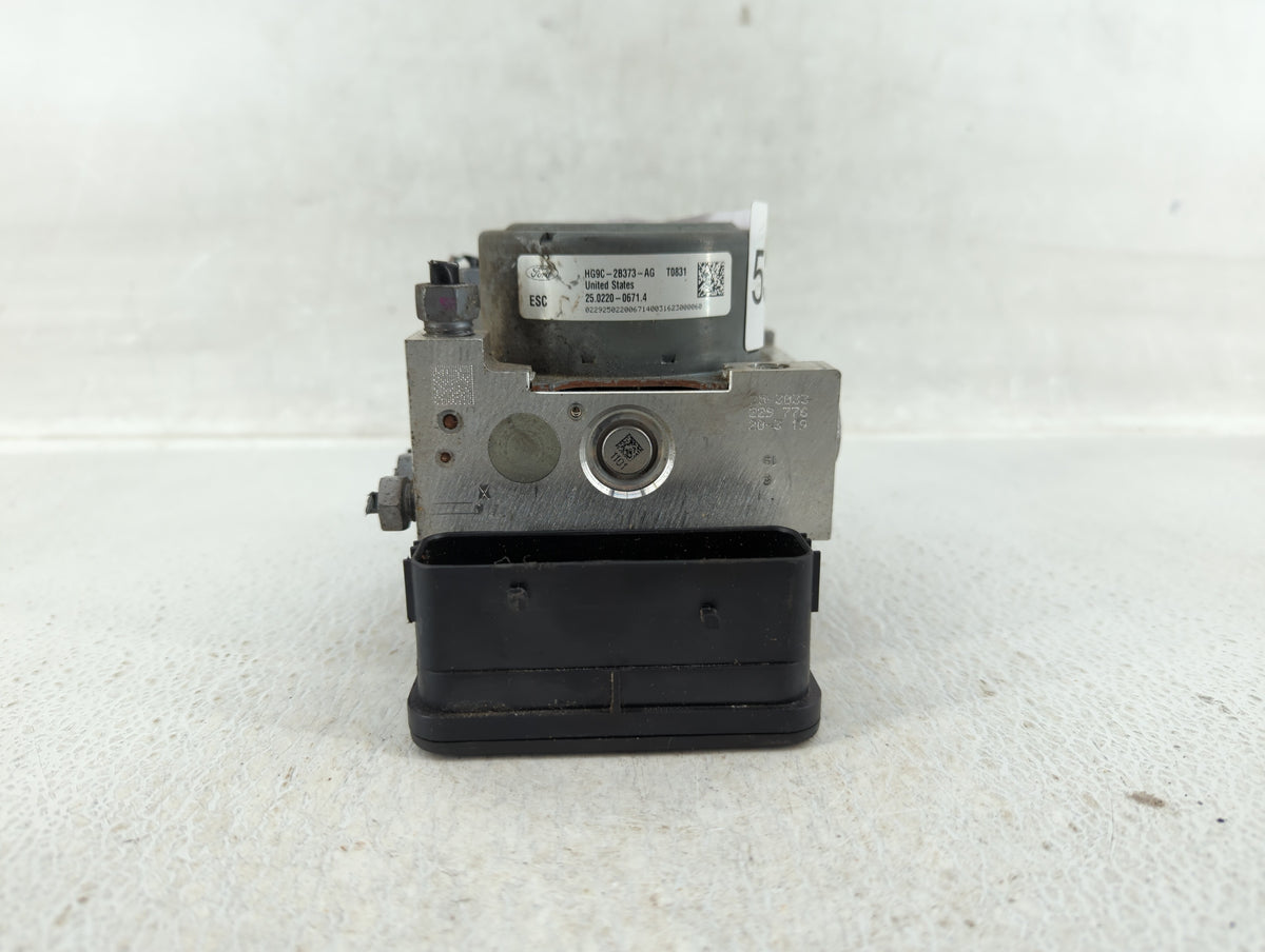 2017-2018 Ford Fusion Anti-Lock Brake ABS Pump Module Actuator OEM P/N:HG9C-2B373-AG Fits Fits 2017 2018 OEM Used Auto Parts