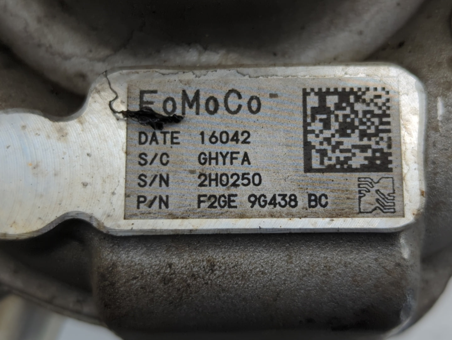 2017 Ford Fusion Turbocharger Turbo Charger Super Charger Supercharger - Oemusedautoparts1.com