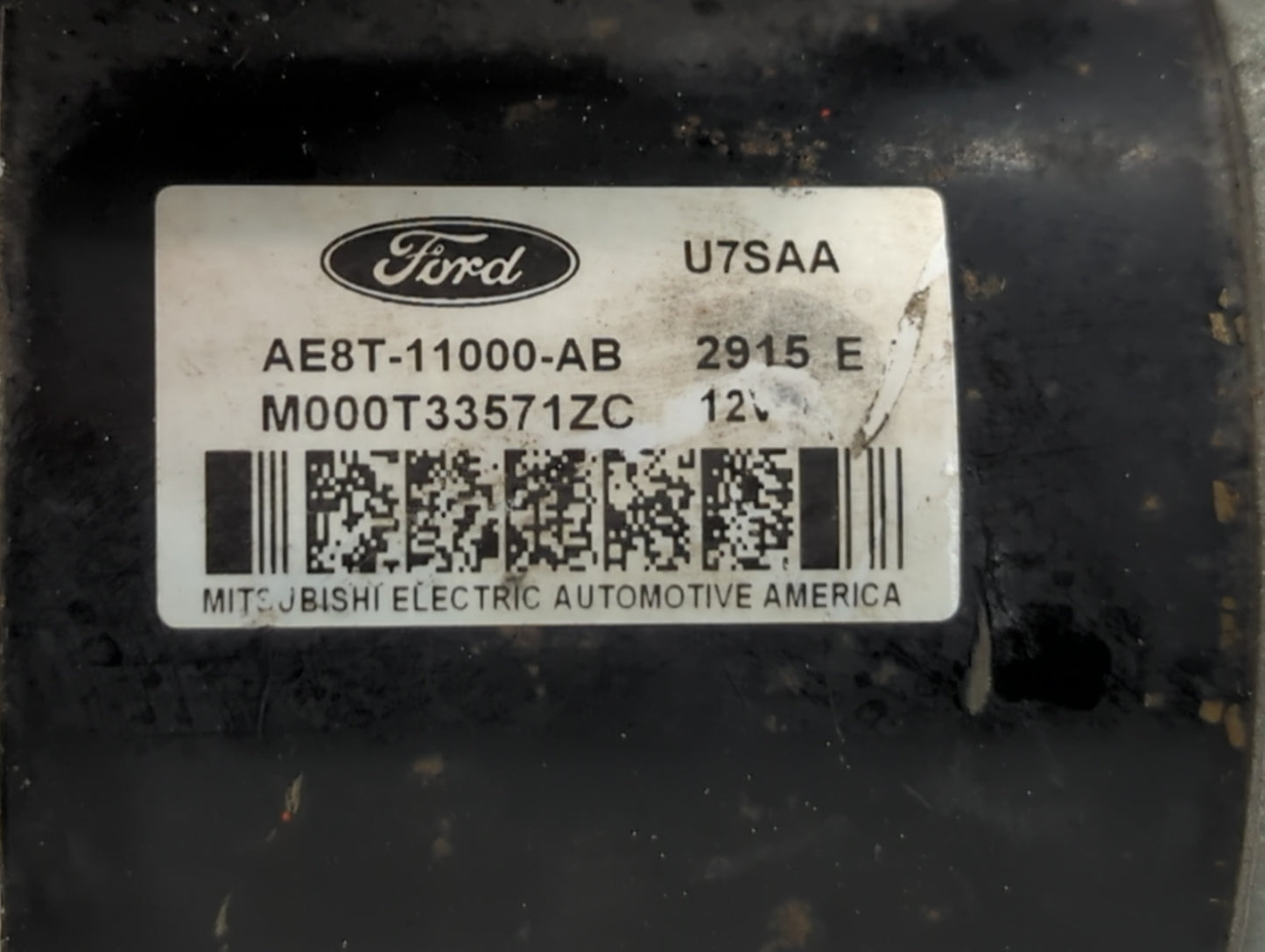 2013-2020 Ford Fusion Car Starter Motor Solenoid OEM P/N:M000T33571ZC AE8T-11000-AB Fits OEM Used Auto Parts - Oemusedautopa