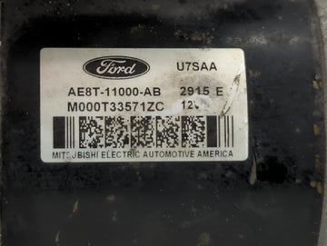 2013-2020 Ford Fusion Car Starter Motor Solenoid OEM P/N:M000T33571ZC AE8T-11000-AB Fits OEM Used Auto Parts