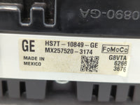 2017 Ford Fusion Instrument Cluster Speedometer Gauges P/N:HS7T-10849-GF HS7T-10849-GE Miles: Fits OEM Used Auto Parts - Oem