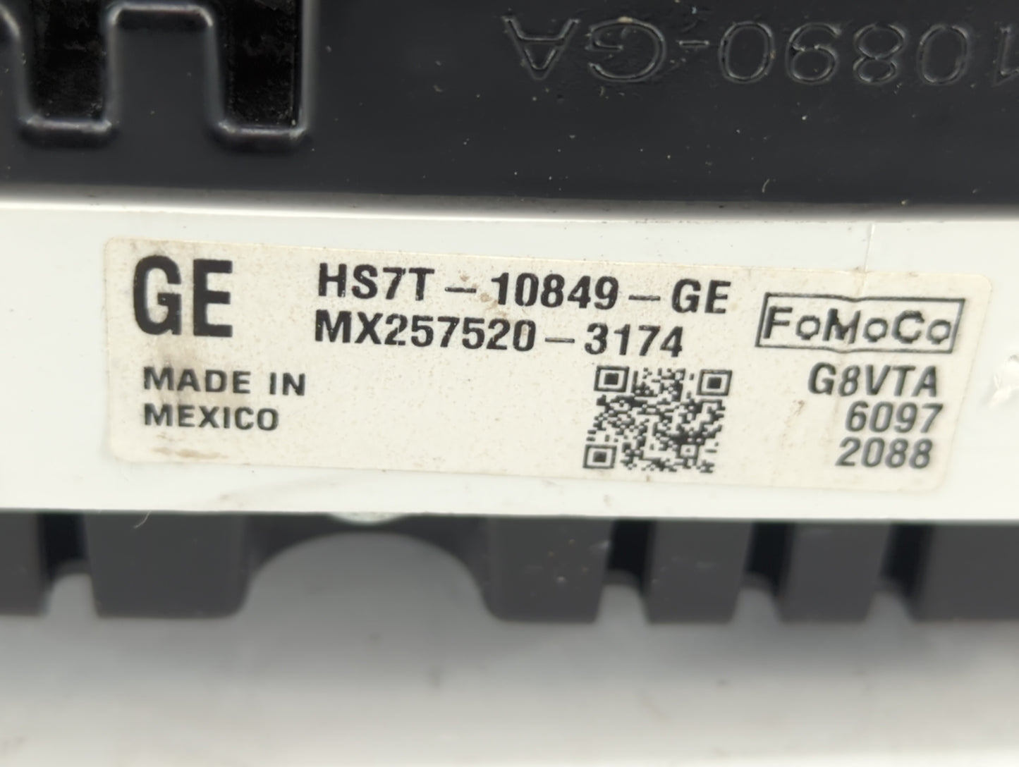 2017 Ford Fusion Instrument Cluster Speedometer Gauges P/N:HS7T-10849-GF HS7T-10849-GE Fits OEM Used Auto Parts - Oemusedaut