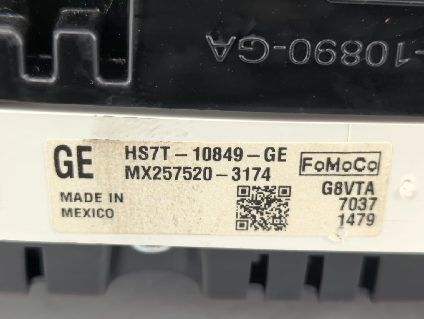 2017 Ford Fusion Instrument Cluster Speedometer Gauges P/N:HS7T-10849-GF HS7T-10849-GE Fits OEM Used Auto Parts - Oemusedaut