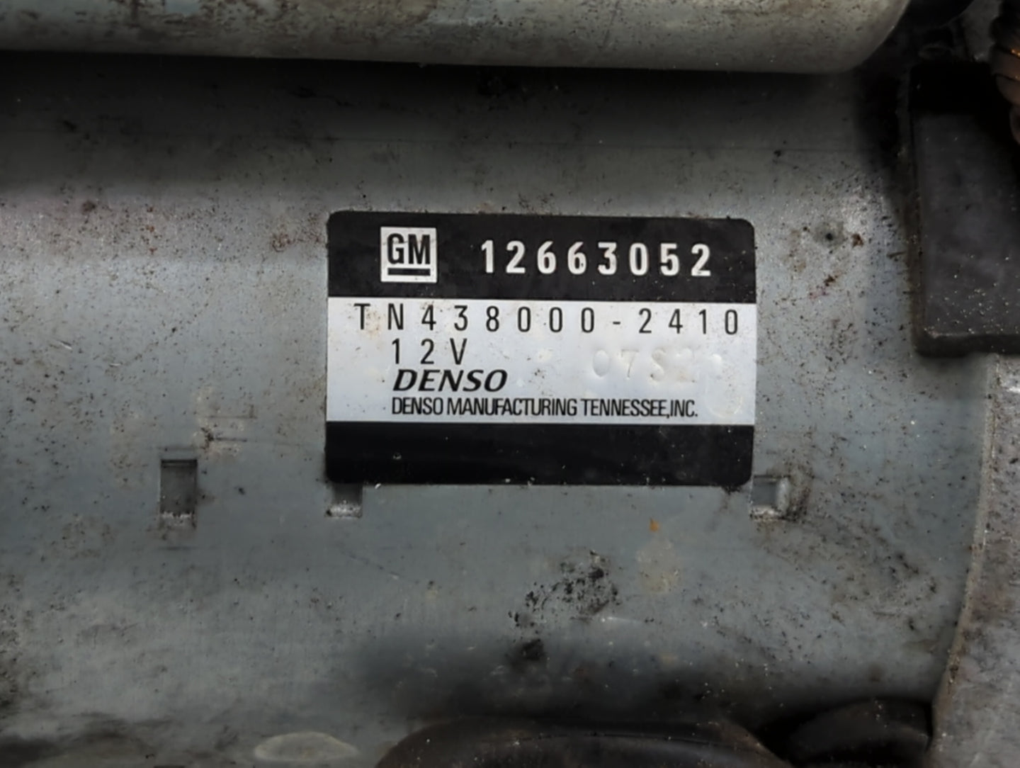 2013-2020 Ford Fusion Car Starter Motor Solenoid OEM P/N:TN438000-2410 12663052 Fits Fits 2013 2014 2015 2016 2017 2018 2019