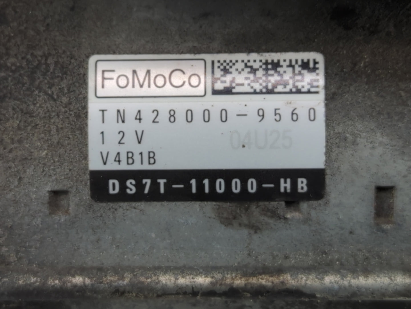 2013-2020 Ford Fusion Car Starter Motor Solenoid OEM P/N:DS7T-11000-HB TN428000-9560 Fits OEM Used Auto Parts - Oemusedautop