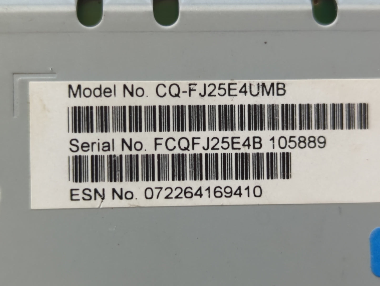 2017 Ford Fusion Radio AM FM Cd Player Receiver Replacement P/N:HS7T-19C107-YM Fits OEM Used Auto Parts - Oemusedautoparts1.