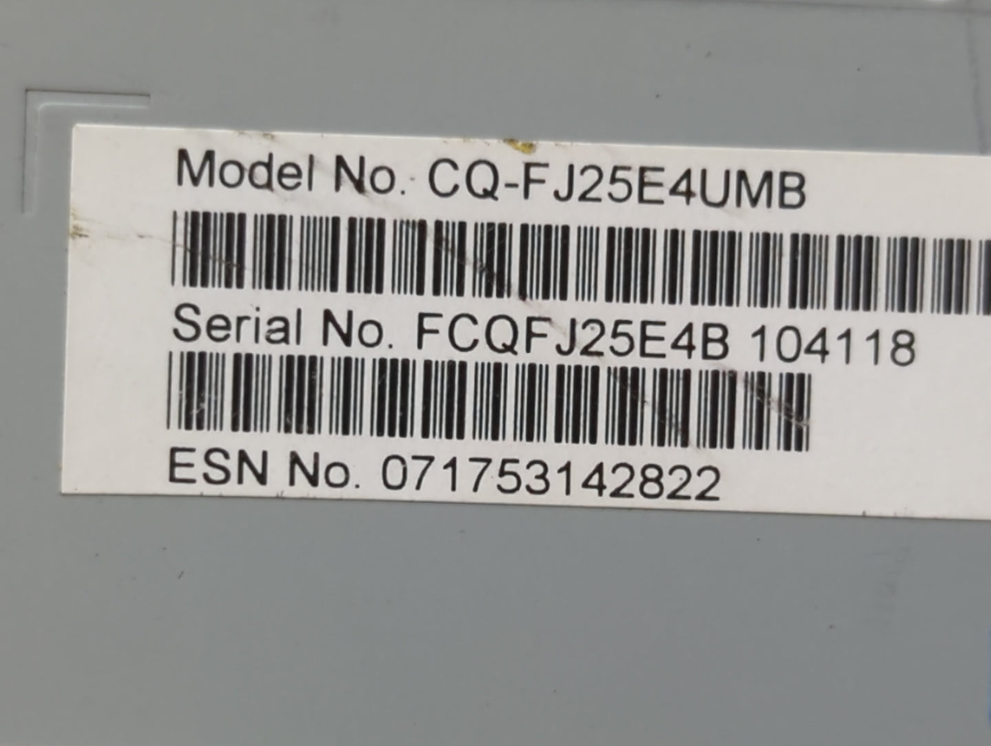 2017 Ford Fusion Radio AM FM Cd Player Receiver Replacement P/N:HS7T-19C107-YM Fits OEM Used Auto Parts - Oemusedautoparts1.
