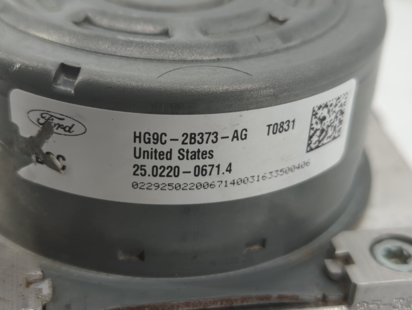 2017-2018 Ford Fusion ABS Pump Control Module Replacement P/N:HG9C-2B373-AH Fits Fits 2017 2018 OEM Used Auto Parts - Oemuse