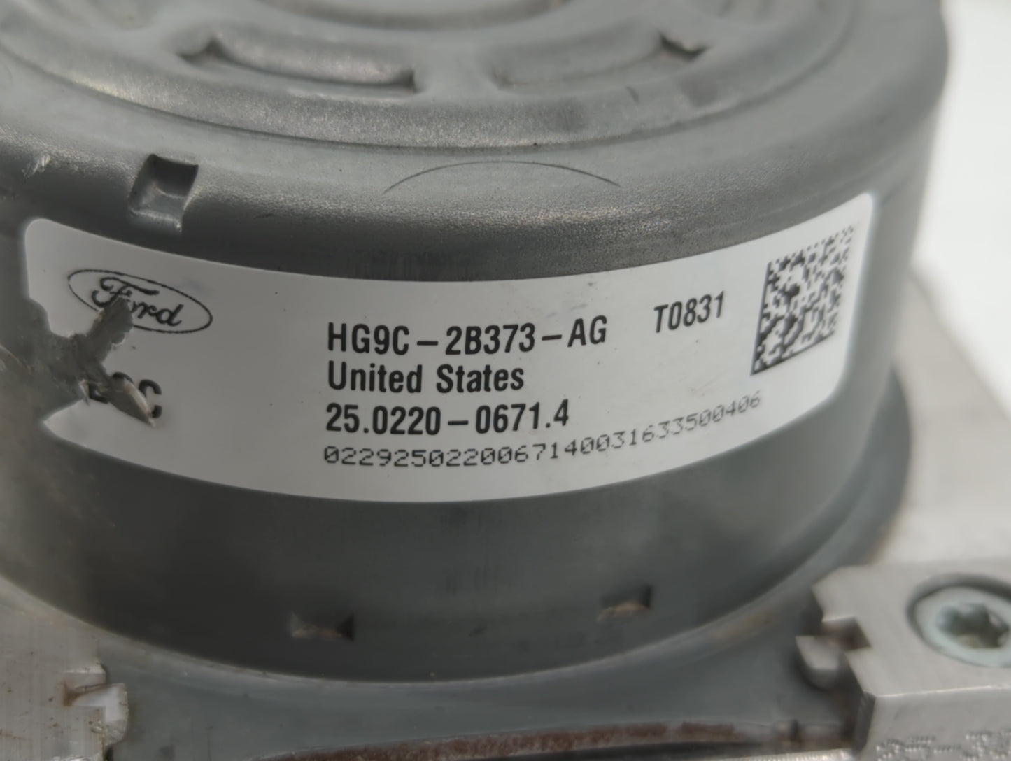 2017-2018 Ford Fusion ABS Pump Control Module Replacement P/N:HG9C-2B373-AH Fits Fits 2017 2018 OEM Used Auto Parts - Oemuse