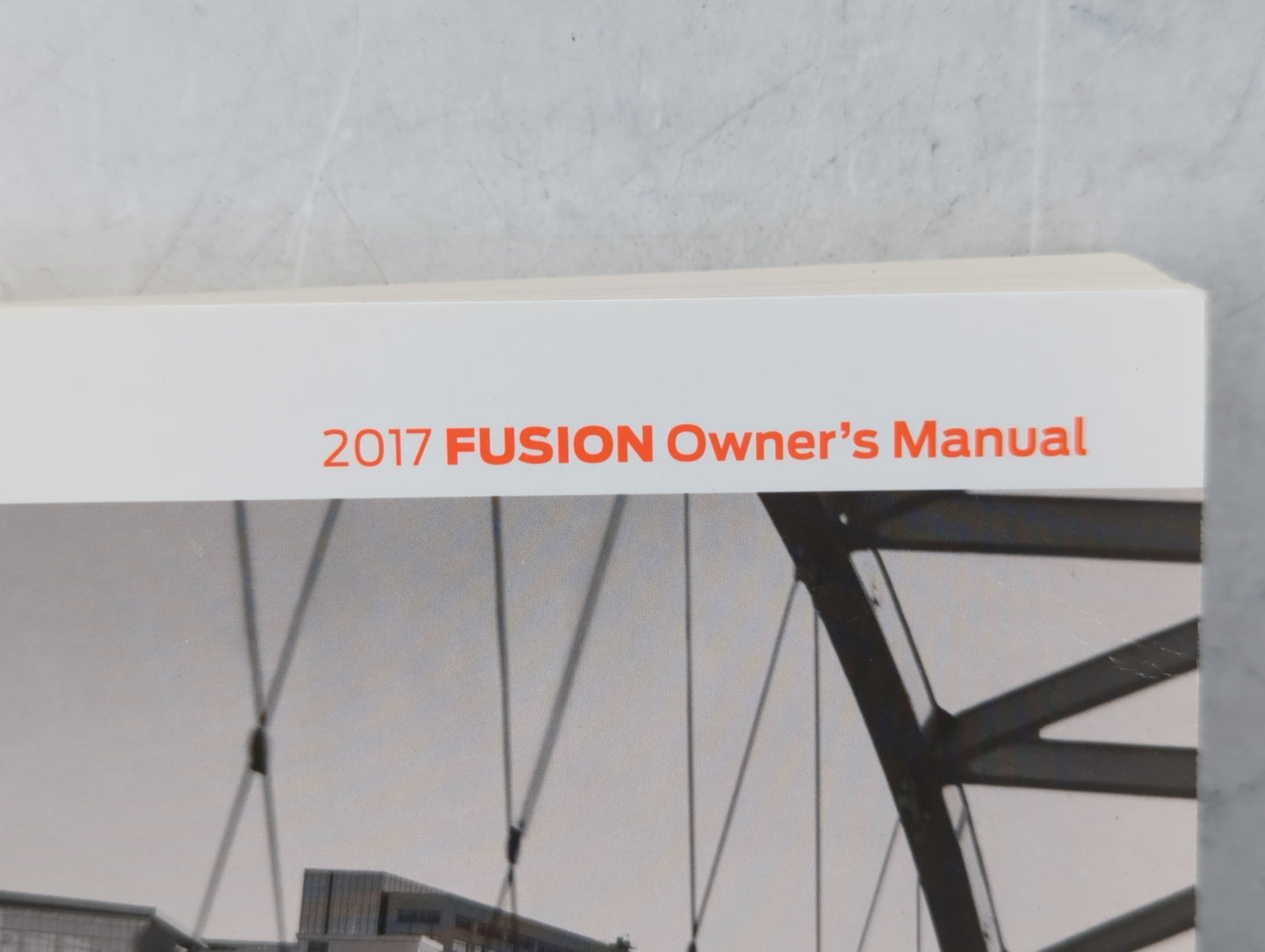 2017 Ford Fusion Owners Manual Book Guide P/N:HE5J19A321 AB OEM Used Auto Parts - Oemusedautoparts1.com
