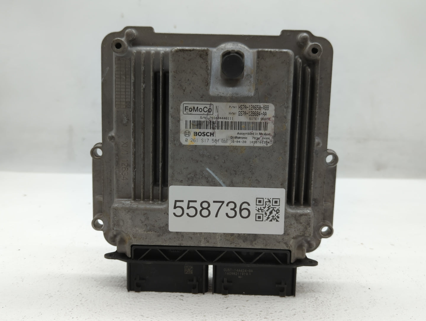 2017-2019 Ford Fusion PCM Engine Control Computer ECU ECM PCU OEM P/N:HS7A-12A650-ABB Fits Fits 2017 2018 2019 OEM Used Auto