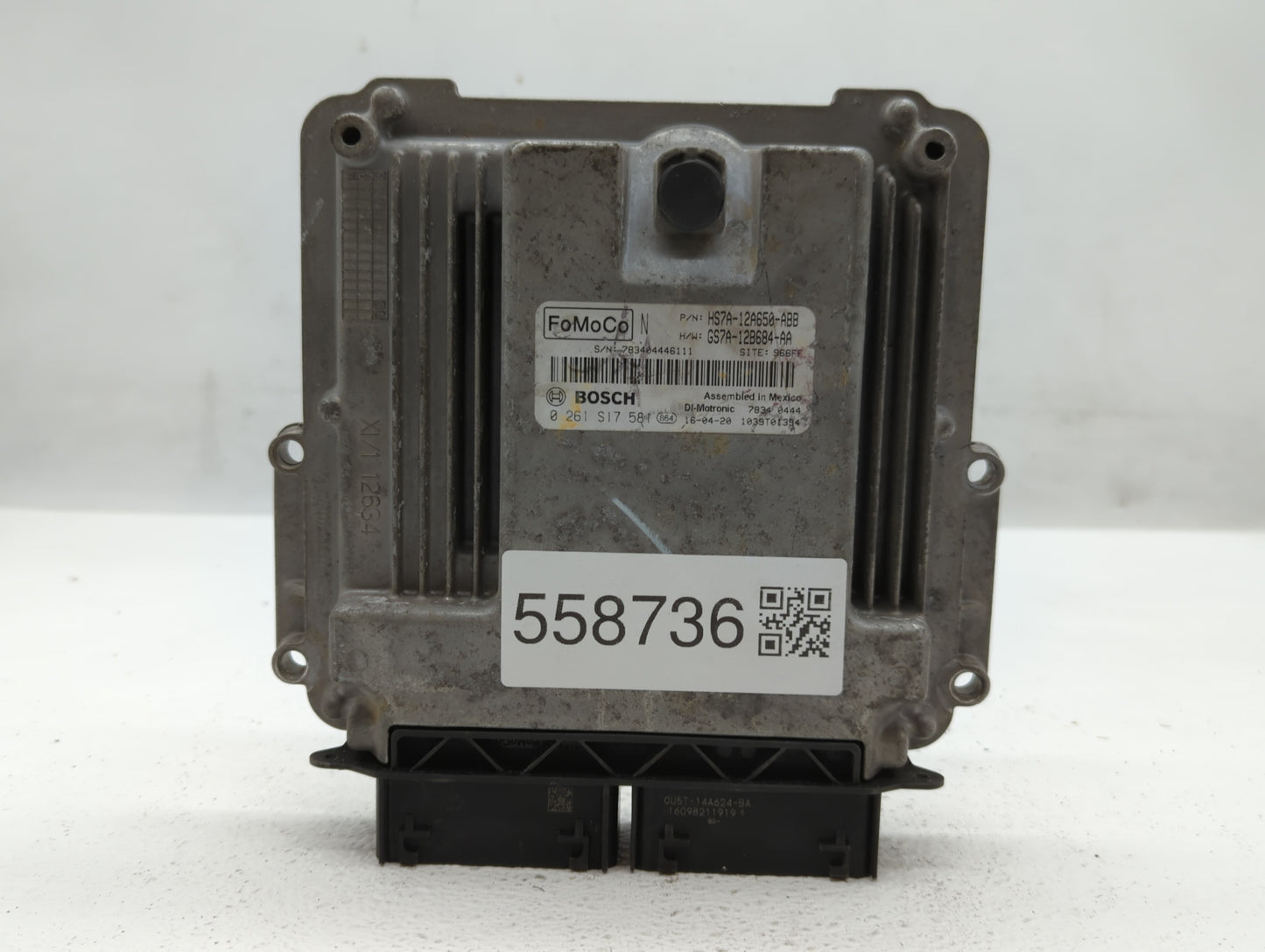 2017-2019 Ford Fusion PCM Engine Control Computer ECU ECM PCU OEM P/N:HS7A-12A650-ABB Fits Fits 2017 2018 2019 OEM Used Auto