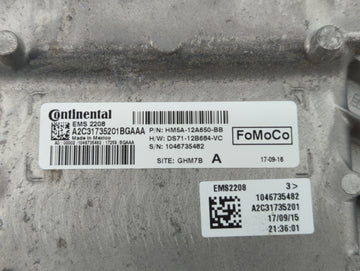 2017-2020 Ford Fusion PCM Engine Control Computer ECU ECM PCU OEM P/N:HM5A-12A650-BB DS71-12B684-VC Fits OEM Used Auto Parts