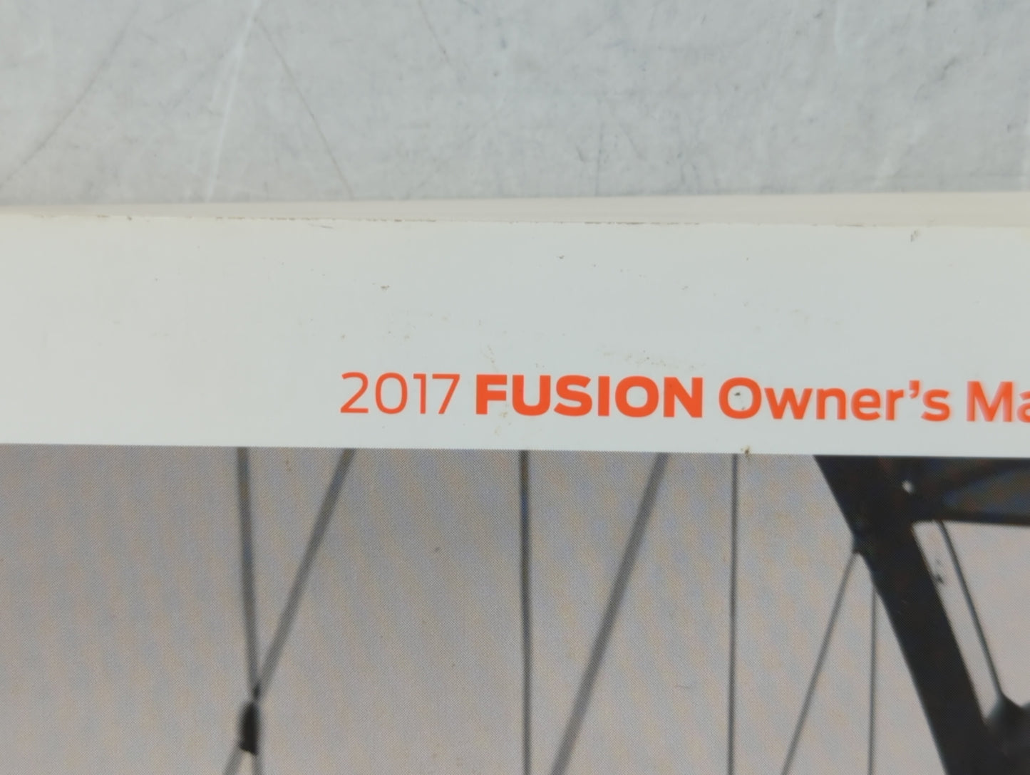 2017 Ford Fusion Owners Manual Book Guide P/N:HE5J 19A321 AA OEM Used Auto Parts - Oemusedautoparts1.com