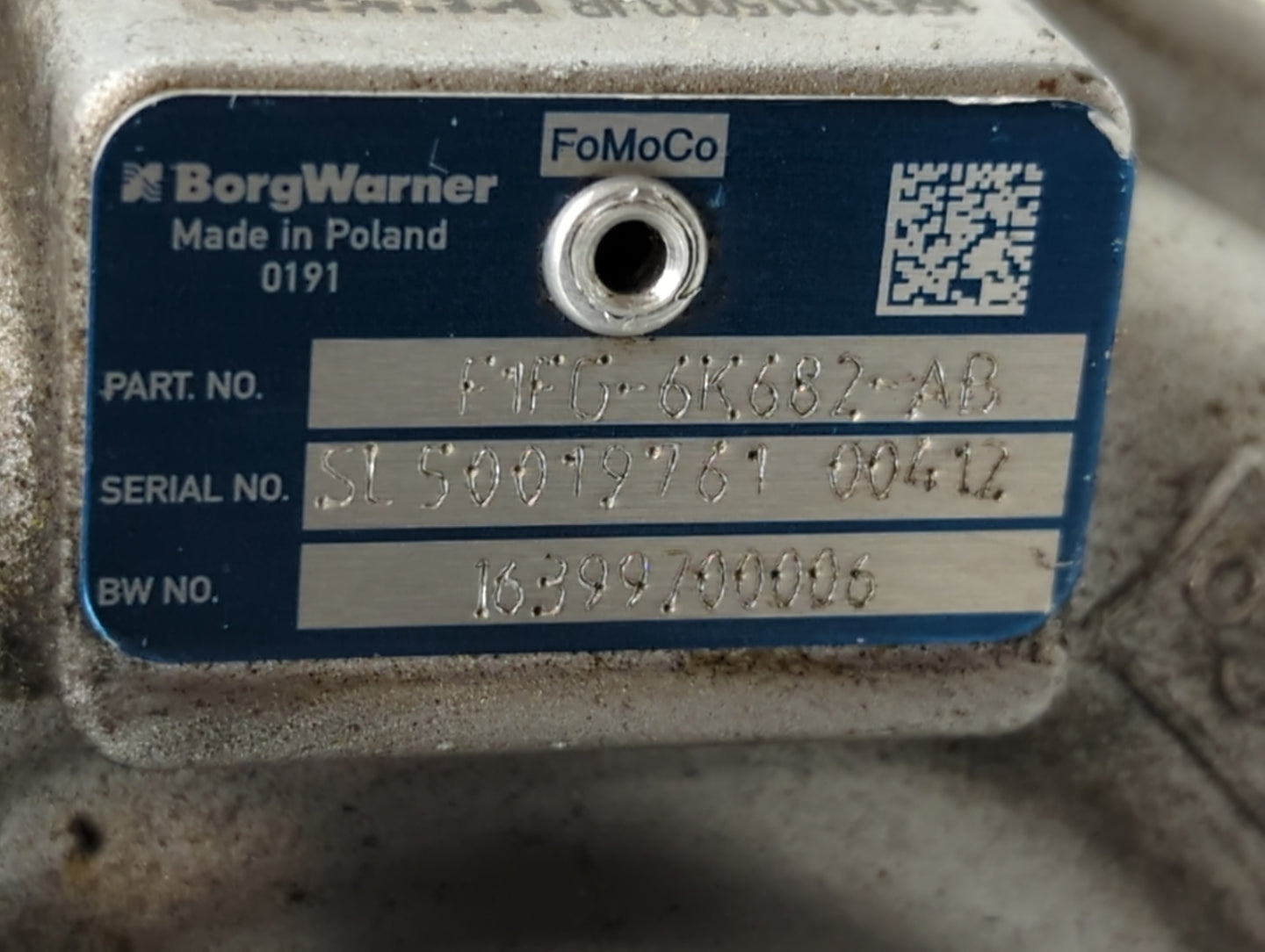 2014 Ford Fusion Turbocharger Turbo Charger Super Charger Supercharger - Oemusedautoparts1.com