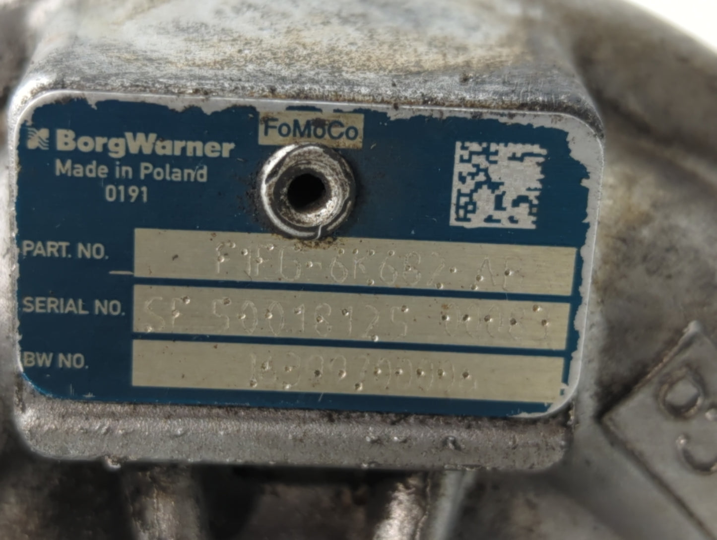 2014 Ford Fusion Turbocharger Turbo Charger Super Charger Supercharger - Oemusedautoparts1.com