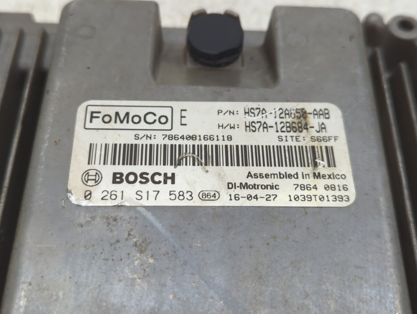 2017-2020 Ford Fusion PCM Engine Control Computer ECU ECM PCU OEM P/N:HS7A-12A660-AAB Fits Fits 2017 2018 2019 2020 OEM Used