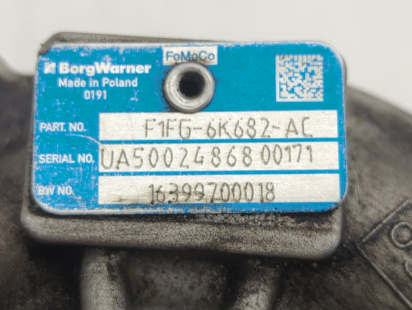 2014 Ford Fusion Turbocharger Turbo Charger Super Charger Supercharger - Oemusedautoparts1.com