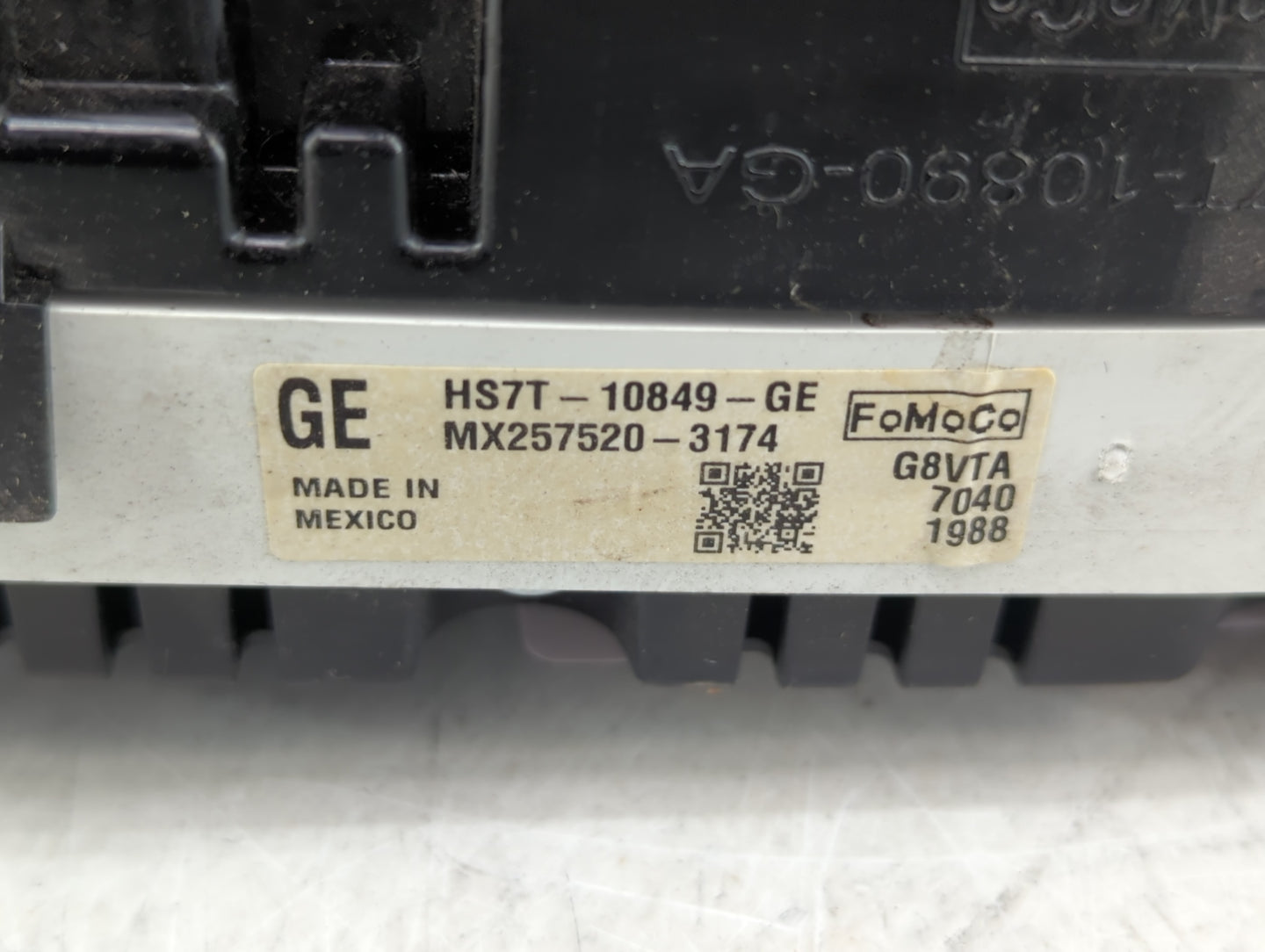 2017 Ford Fusion Instrument Cluster Speedometer Gauges P/N:HS7T-10849-GE Fits OEM Used Auto Parts - Oemusedautoparts1.com