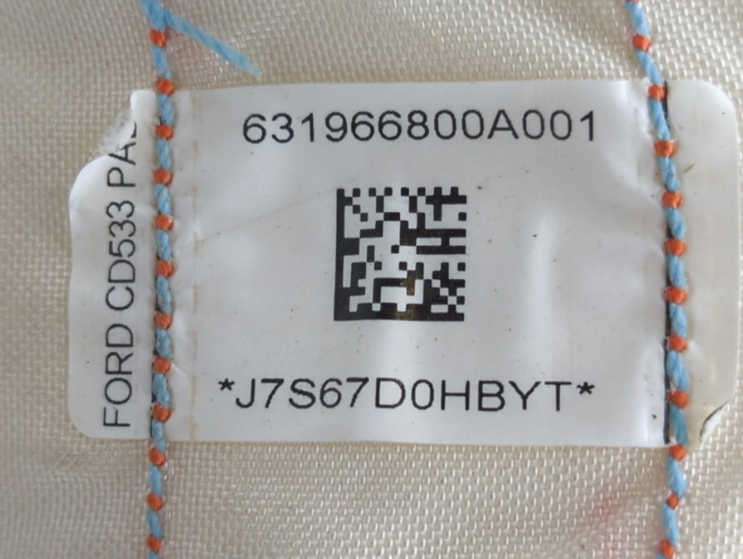 2017-2019 Ford Fusion Air Bag Passenger Right Dashboard Oem - Oemusedautoparts1.com