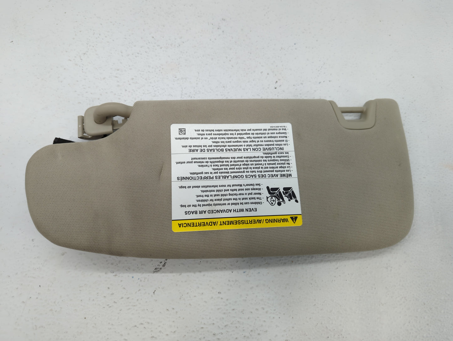 2017-2020 Ford Fusion Sun Visor Shade Replacement Passenger Right Mirror Fits Fits 2017 2018 2019 2020 OEM Used Auto Parts -