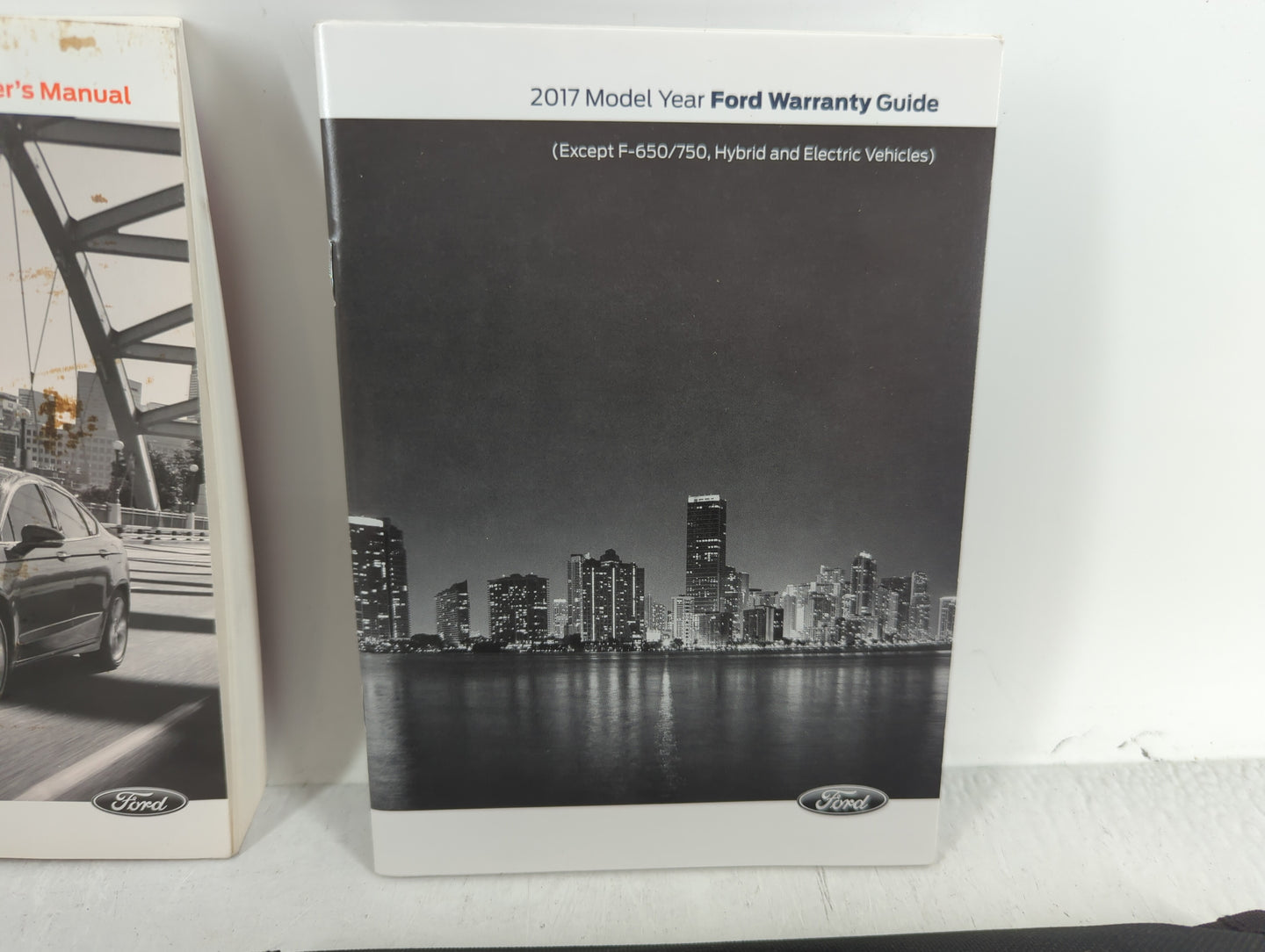 2017 Ford Fusion Owners Manual Book Guide OEM Used Auto Parts - Oemusedautoparts1.com