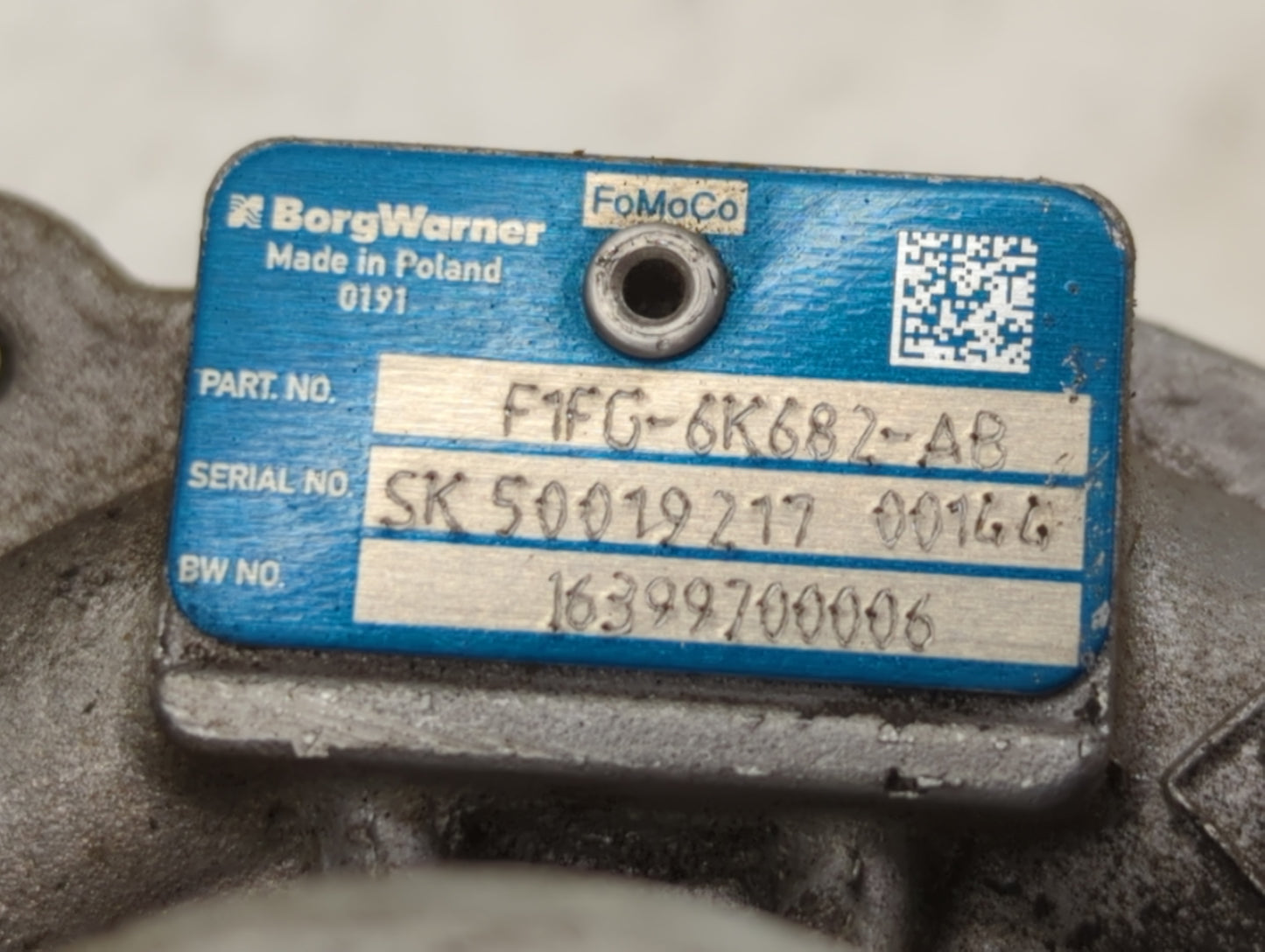 2014 Ford Fusion Turbocharger Turbo Charger Super Charger Supercharger - Oemusedautoparts1.com