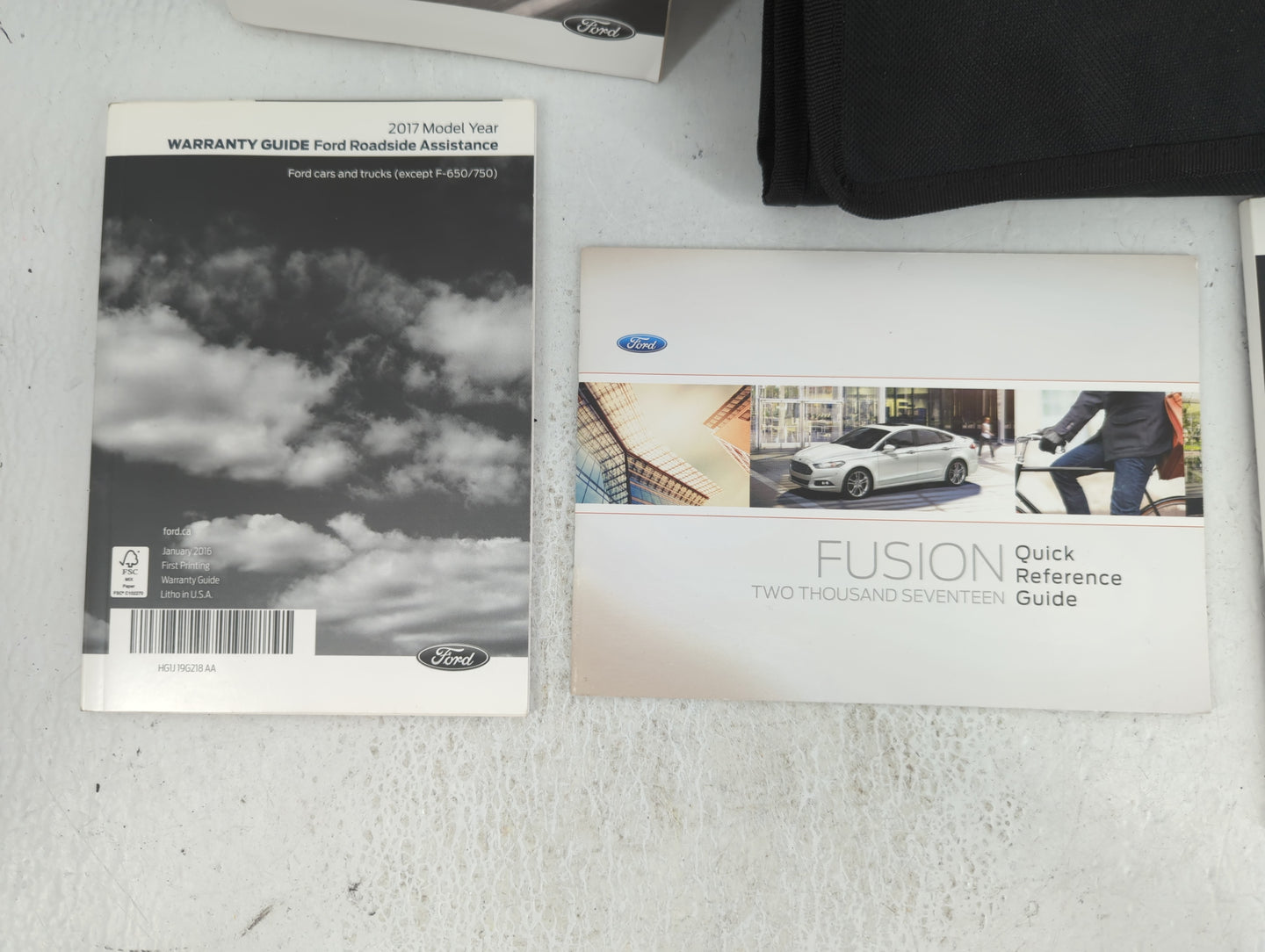2017 Ford Fusion Owners Manual Book Guide OEM Used Auto Parts - Oemusedautoparts1.com