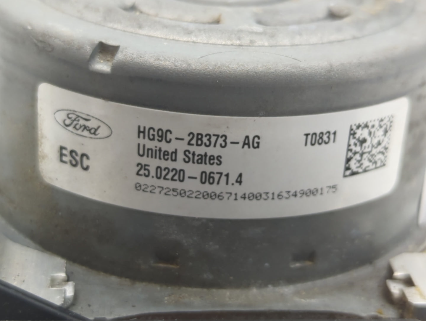 2017-2018 Ford Fusion ABS Pump Control Module Replacement P/N:HG9C-2B373-AG Fits Fits 2017 2018 OEM Used Auto Parts - Oemuse