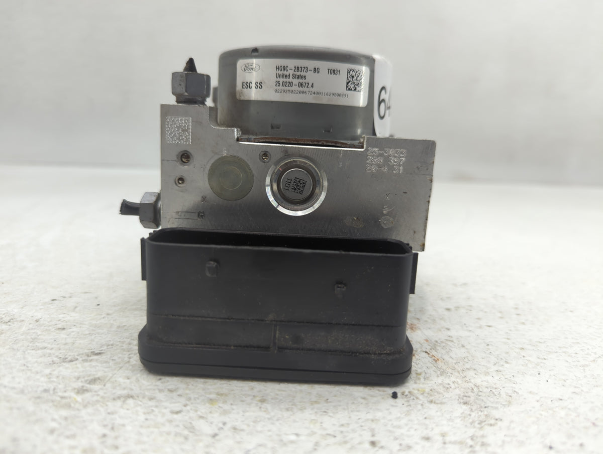 2017-2018 Ford Fusion Anti-Lock Brake ABS Pump Module Actuator OEM P/N:HG9C-2B373-BG Fits Fits 2017 2018 OEM Used Auto Parts