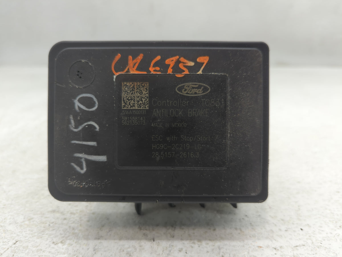 2017-2018 Ford Fusion Anti-Lock Brake ABS Pump Module Actuator OEM P/N:HG9C-2B373-BG Fits Fits 2017 2018 OEM Used Auto Parts
