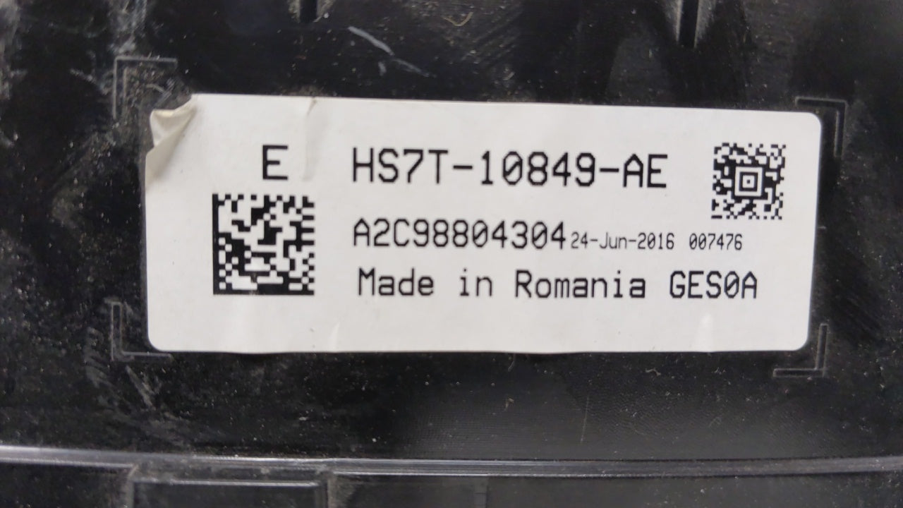 2017 Ford Fusion Instrument Cluster Speedometer Gauges P/N:HS7T-10849-AE Miles:48K Fits OEM Used Auto Parts - Oemusedautopar