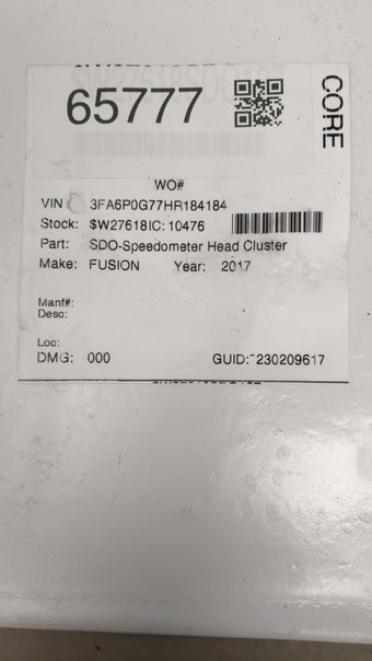 compare product 2017 Ford Fusion Instrument Cluster Speedometer Gauges P/N:HS7T-10849-AE Fits OEM Used Auto Parts