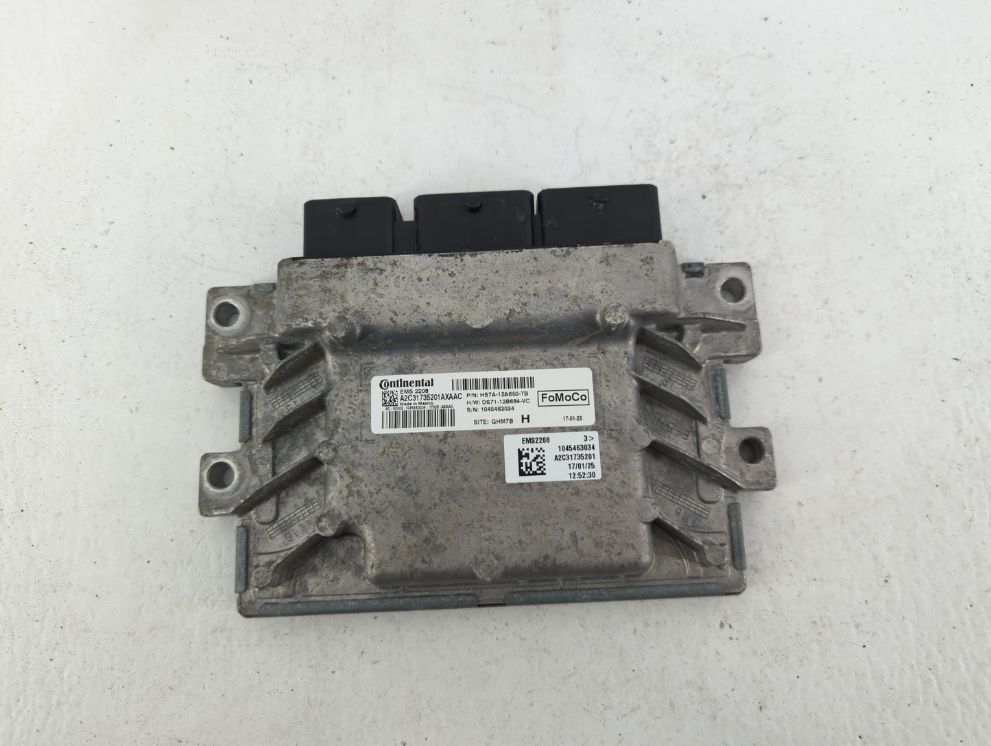 2017-2020 Ford Fusion PCM Engine Control Computer ECU ECM PCU OEM P/N:HS7A-12A650-TB Fits Fits 2016 2017 2018 2019 2020 OEM 