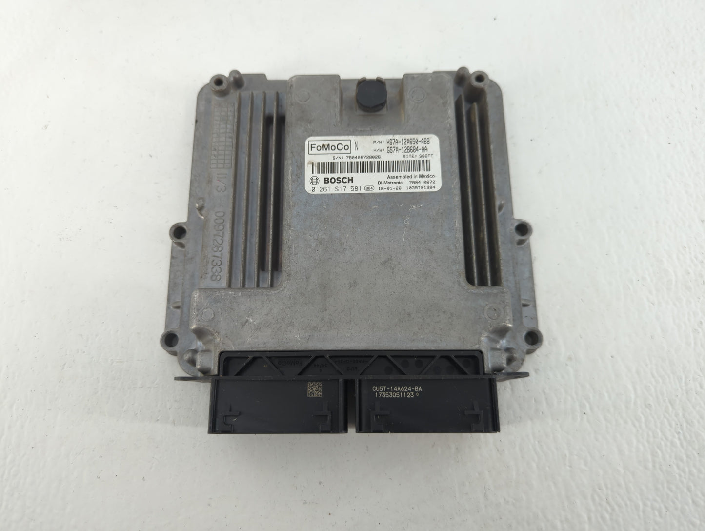 2017-2019 Ford Fusion PCM Engine Control Computer ECU ECM PCU OEM P/N:GS7A-12B684-AA HS7A-12A650-ABB Fits Fits 2017 2018 201
