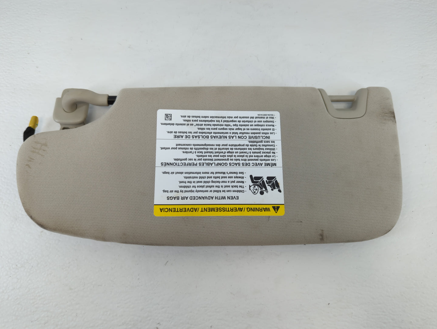 2017-2020 Ford Fusion Sun Visor Shade Replacement Passenger Right Mirror Fits Fits 2017 2018 2019 2020 OEM Used Auto Parts -