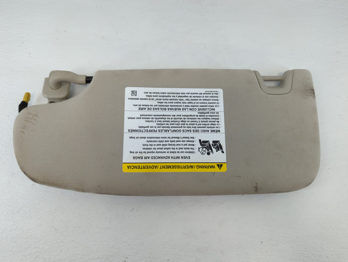 2017-2020 Ford Fusion Sun Visor Shade Replacement Passenger Right Mirror Fits Fits 2017 2018 2019 2020 OEM Used Auto Parts -