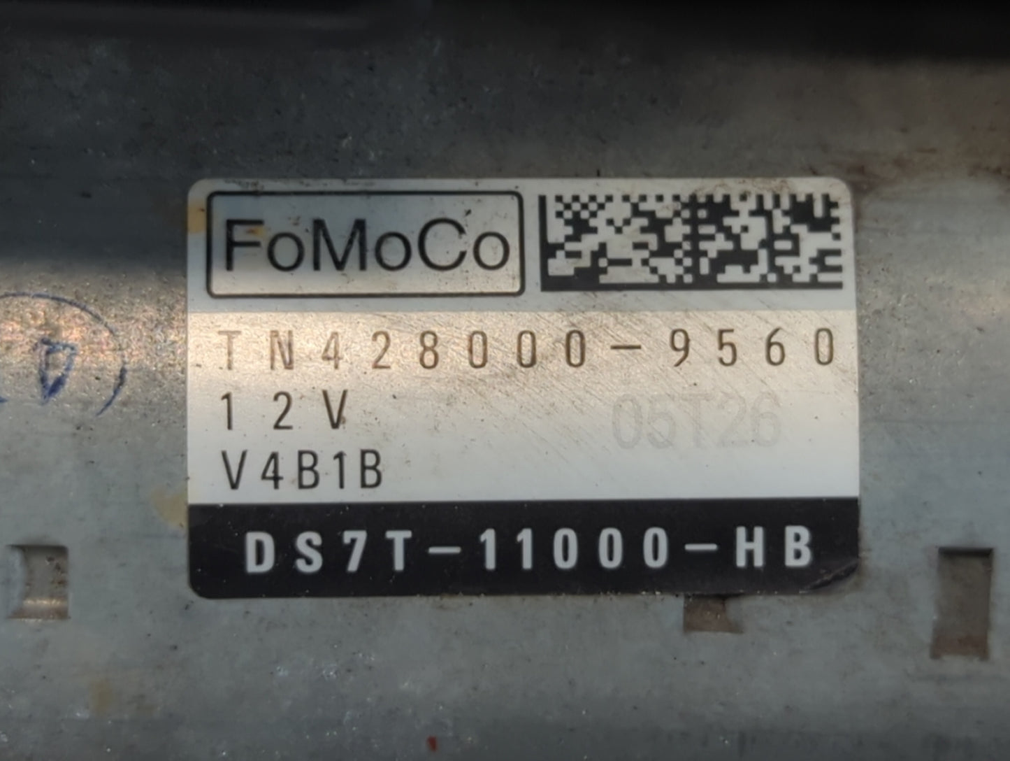 2013-2020 Ford Fusion Car Starter Motor Solenoid OEM P/N:DS7T-11000-HB TN428000-9560 Fits OEM Used Auto Parts - Oemusedautop