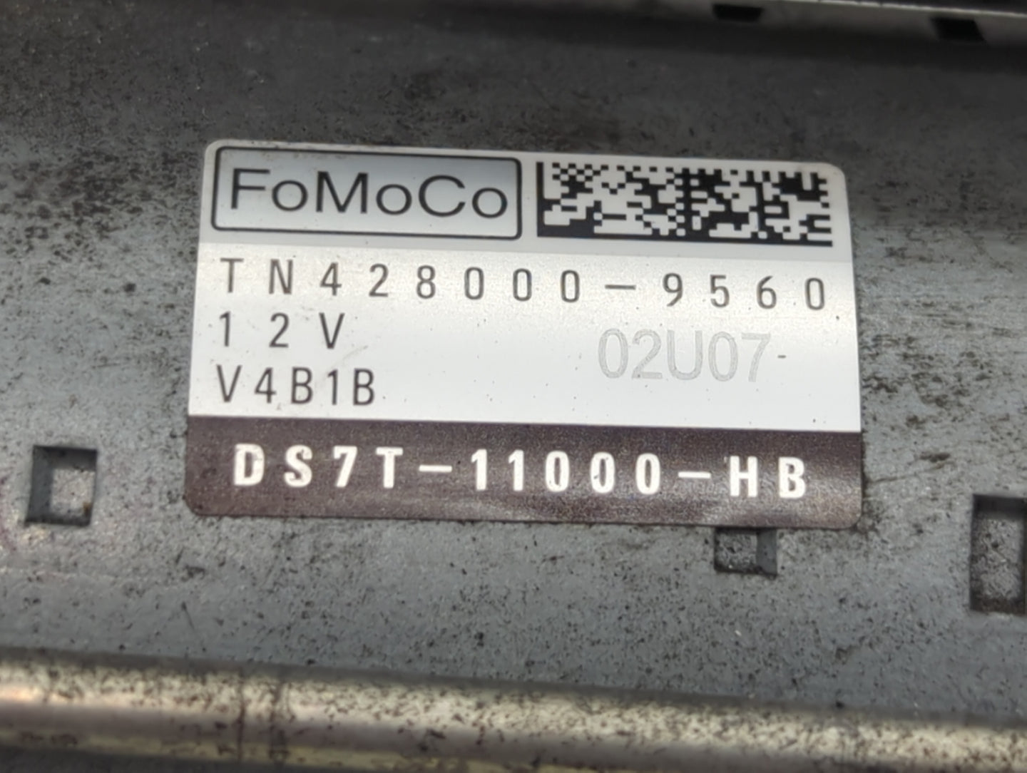 2013-2020 Ford Fusion Car Starter Motor Solenoid OEM P/N:DS7T-11000-HB TN428000-9560 Fits OEM Used Auto Parts - Oemusedautop