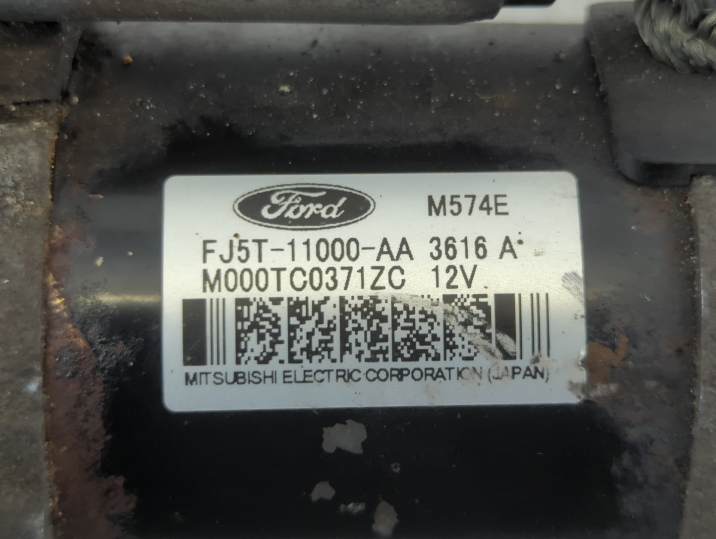 2013-2020 Ford Fusion Car Starter Motor Solenoid OEM P/N:M000TC0371ZC FJ5T-11000-AA Fits OEM Used Auto Parts - Oemusedautopa