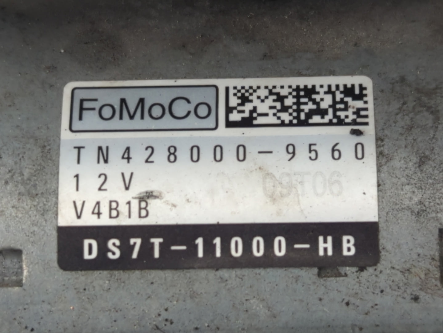 2013-2020 Ford Fusion Car Starter Motor Solenoid OEM P/N:428000-9560 DS7T-11000-HB Fits OEM Used Auto Parts - Oemusedautopar