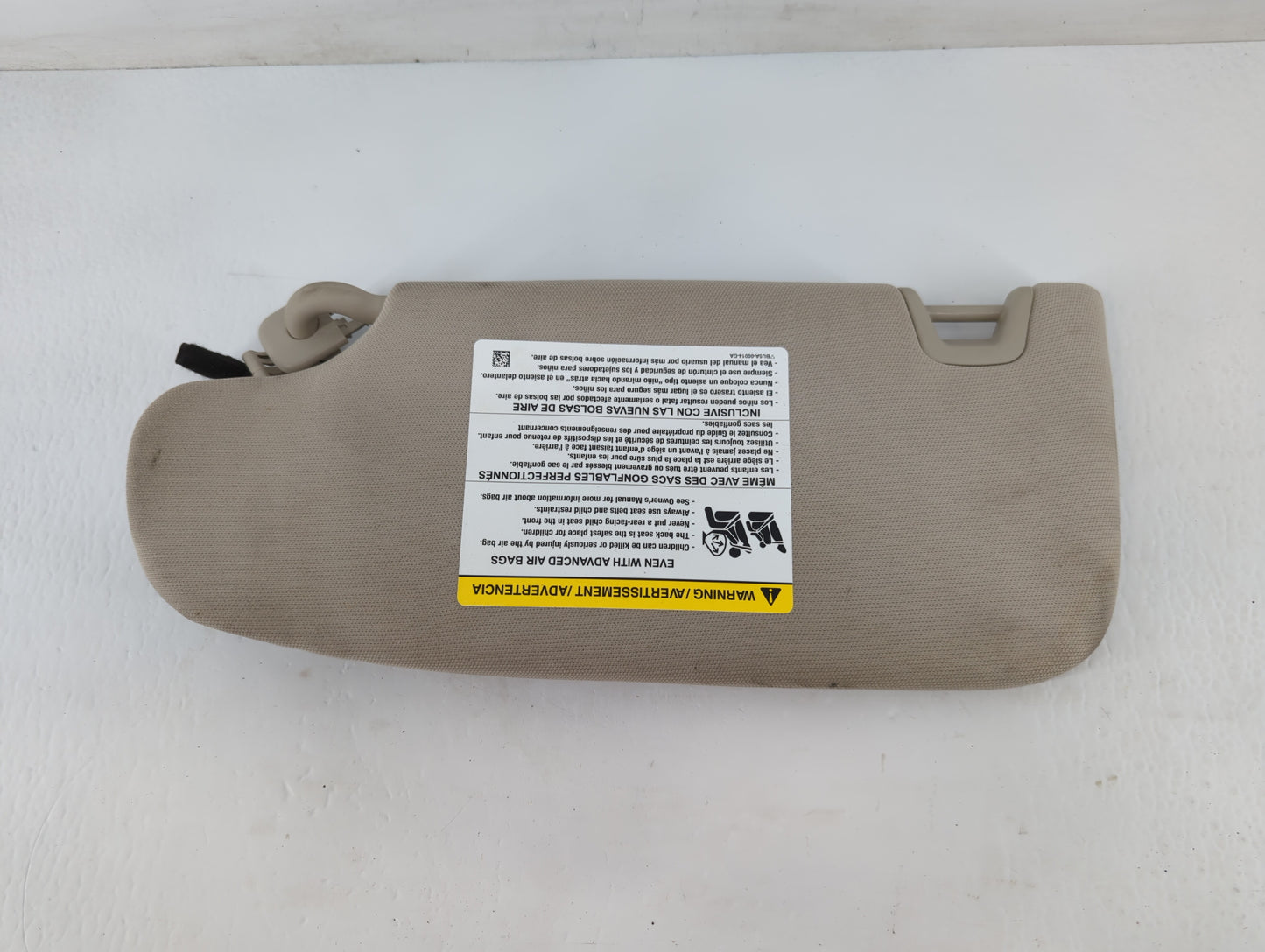 2017-2020 Ford Fusion Sun Visor Shade Replacement Passenger Right Mirror Fits Fits 2017 2018 2019 2020 OEM Used Auto Parts -