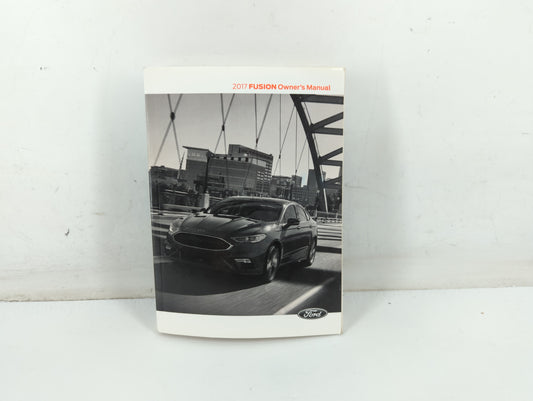 2017 Ford Fusion Owners Manual Book Guide P/N:HE5J 19A321 AB OEM Used Auto Parts - Oemusedautoparts1.com