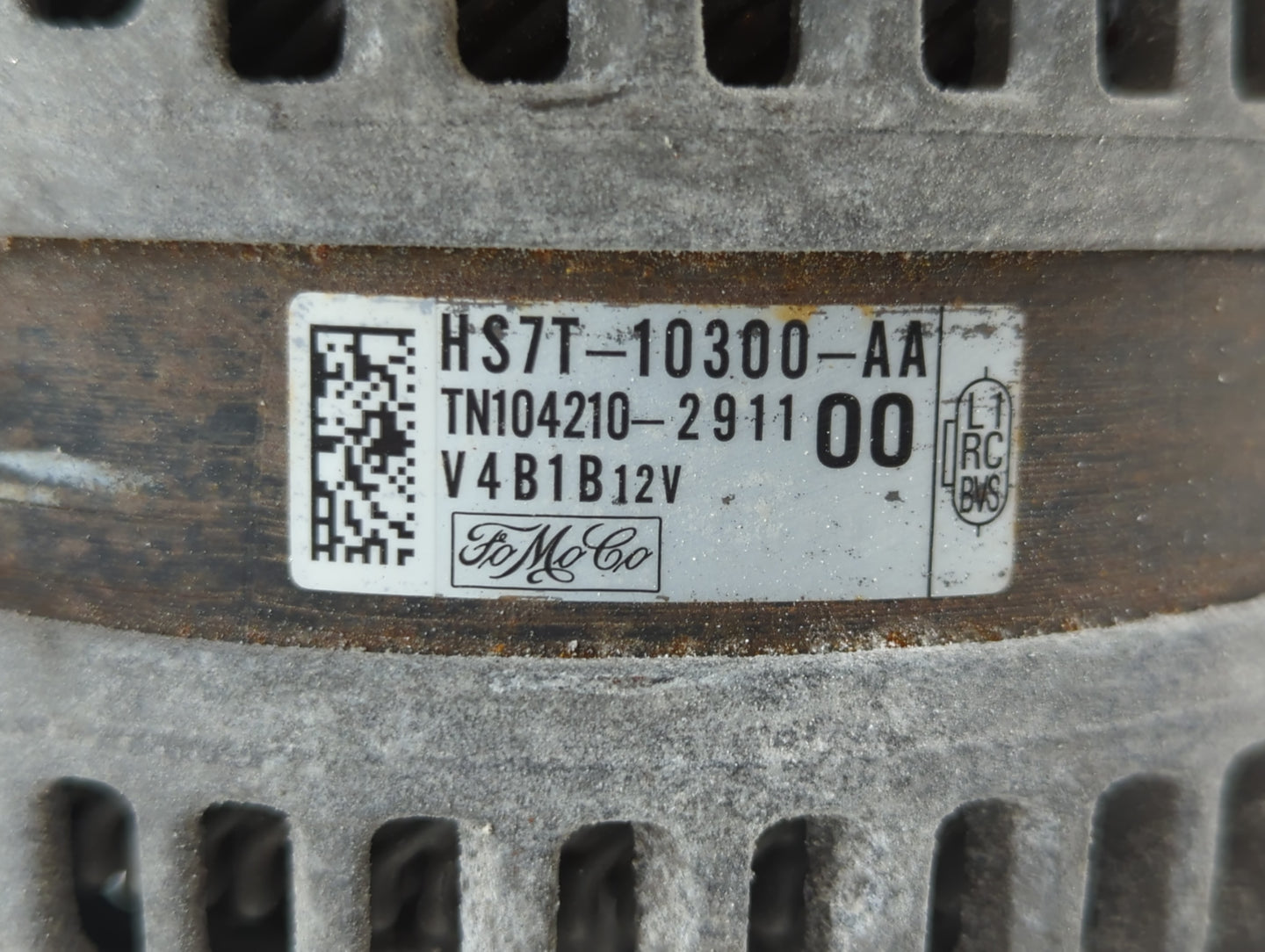 2016-2020 Ford Fusion Alternator Replacement Generator Charging Assembly Engine OEM P/N:HS7T-10300-AA Fits OEM Used Auto Par