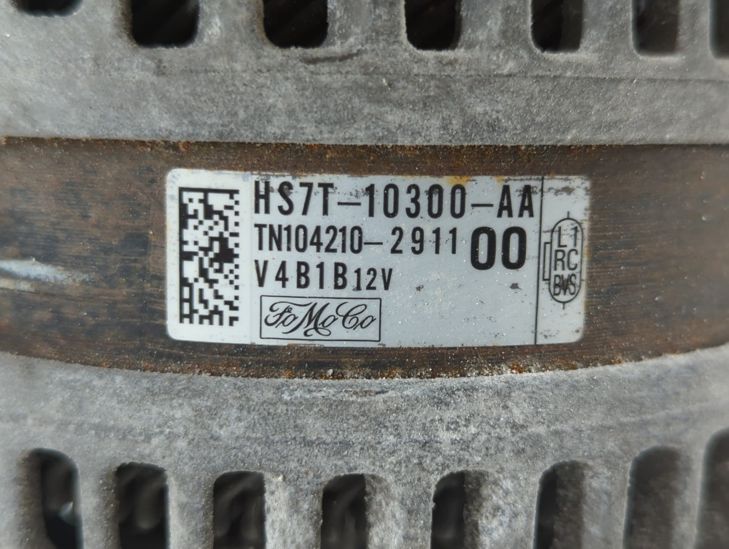 2016-2020 Ford Fusion Alternator Replacement Generator Charging Assembly Engine OEM P/N:HS7T-10300-AA Fits OEM Used Auto Par