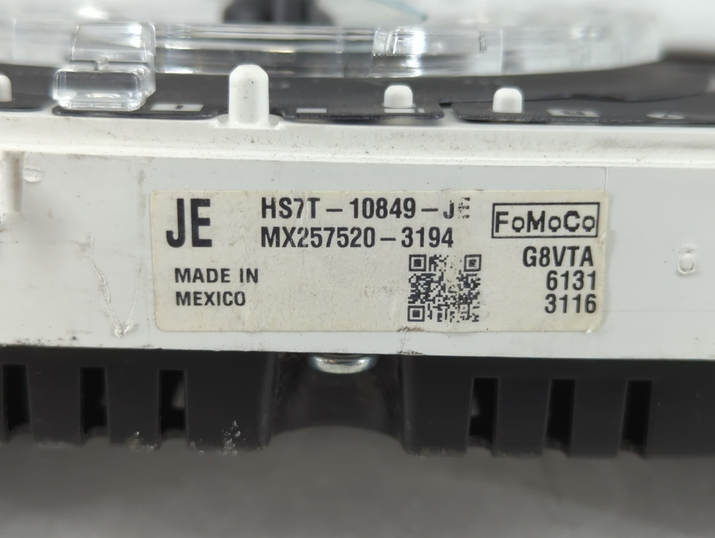 2017 Ford Fusion Instrument Cluster Speedometer Gauges P/N:HS7T-10849-JE Fits OEM Used Auto Parts - Oemusedautoparts1.com