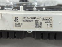 2017 Ford Fusion Instrument Cluster Speedometer Gauges P/N:HS7T-10849-JE Fits OEM Used Auto Parts - Oemusedautoparts1.com